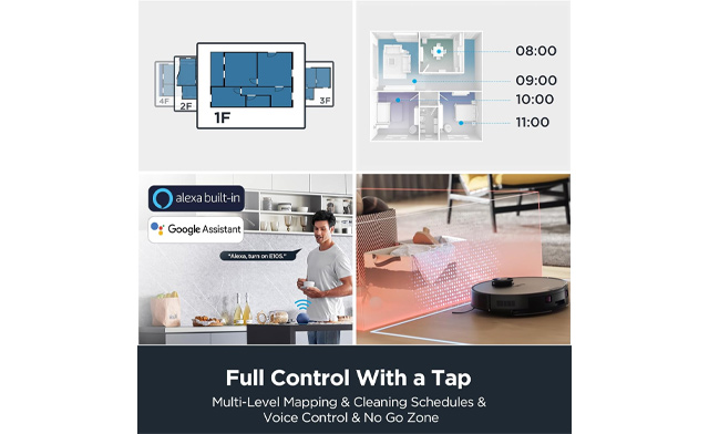 Image of $379.95 for an Eureka E10s Robot Vacuum - Open Box (a $999 Value)