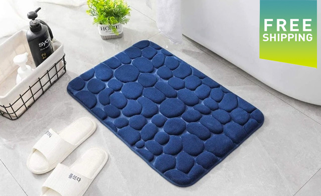Image of $21.95 for a Cobblestone Embossed Bath Mat (a $59 Value)