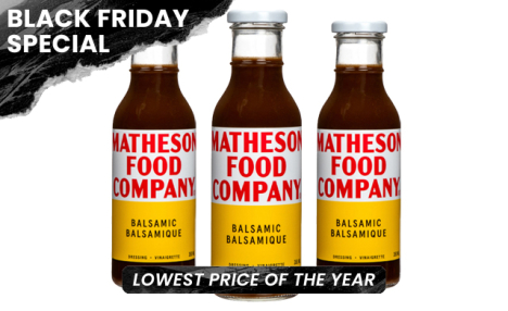 $52.99 for 12-Pack of Matheson Food Company Balsamic Dressing (a $95 Value)
