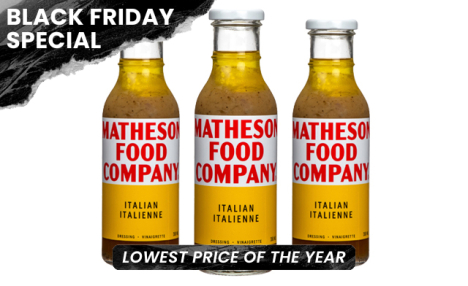 $52.99 for 12-Pack of Matheson Food Company Italian Dressing (a $95 Value)