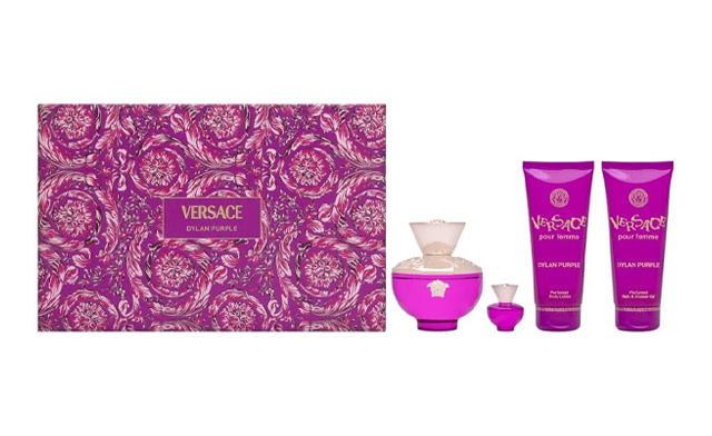 Image of $129 for a Versace Dylan Purple 4-Piece Gift Set (a $166 Value)