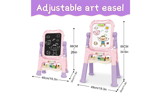 Image of $44.95 for a Kids' 3-in-1 Art Easel (a $74.99 Value)
