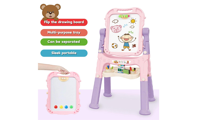 Image of $44.95 for a Kids' 3-in-1 Art Easel (a $74.99 Value)