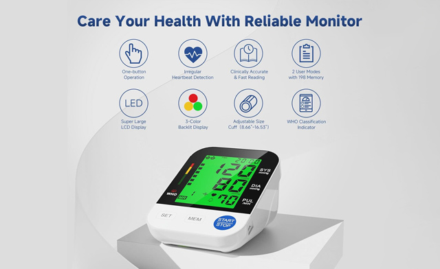Image of $22.95 for a Blood Pressure Monitor (a $49.99 Value)