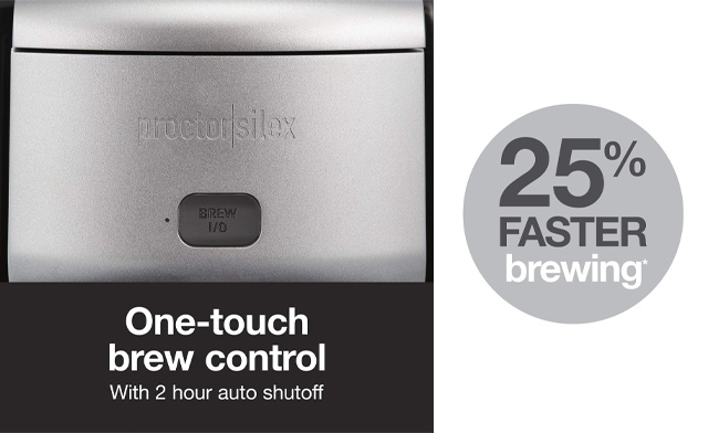 Image of $39.95 for a Proctor Silex FrontFill 12-Cup Coffee Maker (an $84.99 Value)