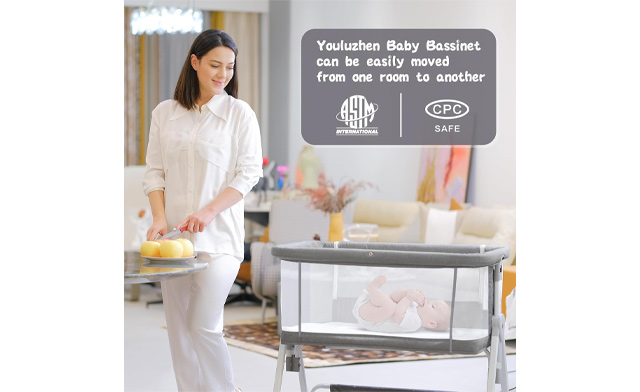 Image of $78.95 for a Youluzhen 3-in-1 Baby Bassinet (a $169.99 Value)