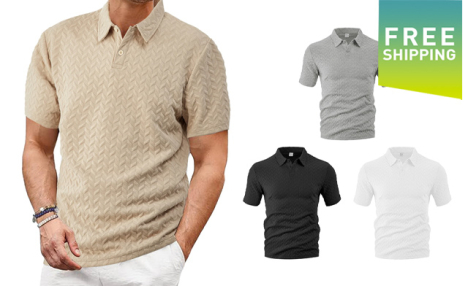 $24.99 for a Men's Short Sleeve Polo Shirt (a $31.99 Value)