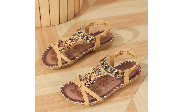 Image of $34.99 for Women's Butterfly Flat Sandals (a $49.99 Value)