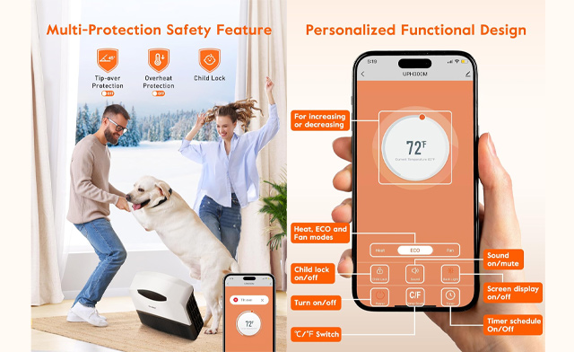 Image of $68.95 for a GiveBest Electric Wall Heater (a $158.99 Value)