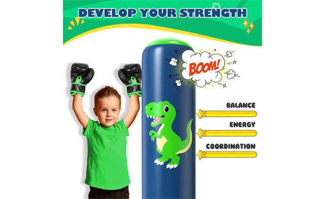 Image of $23.95 for a Kid's Inflatable Punching Bag (a $40.99 Value)