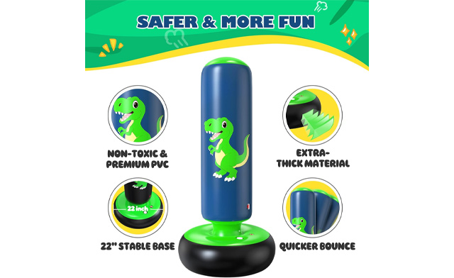 Image of $23.95 for a Kid's Inflatable Punching Bag (a $40.99 Value)
