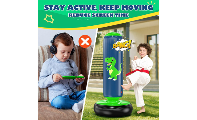 Image of $23.95 for a Kid's Inflatable Punching Bag (a $40.99 Value)