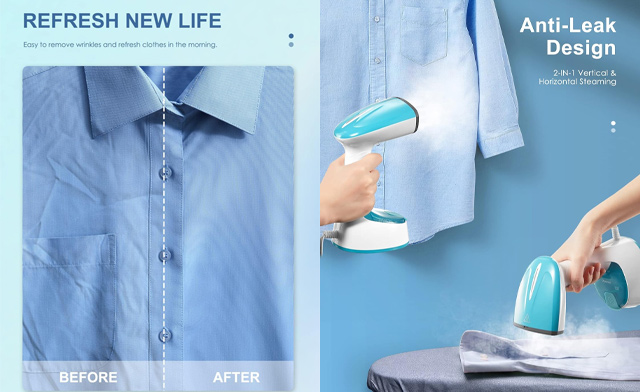 Image of $19 for a Reemix Foldable Handheld Garment Steamer (a $39.99 Value)