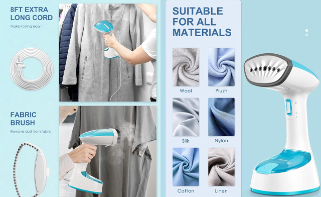 Image of $19 for a Reemix Foldable Handheld Garment Steamer (a $39.99 Value)
