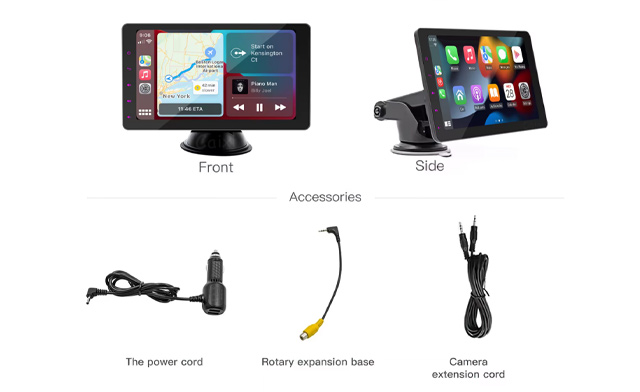 Image of $94 for a 7-Inch Car Wireless Screen with Apple CarPlay & Android Auto (a $129 Value)