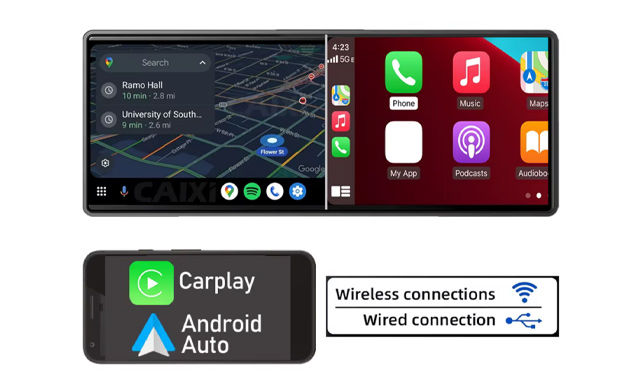 Image of $94 for a 7-Inch Car Wireless Screen with Apple CarPlay & Android Auto (a $129 Value)