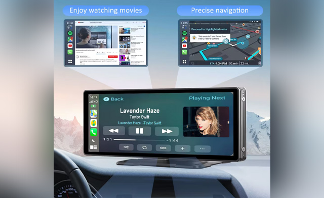 Image of $94 for a 7-Inch Car Wireless Screen with Apple CarPlay & Android Auto (a $129 Value)