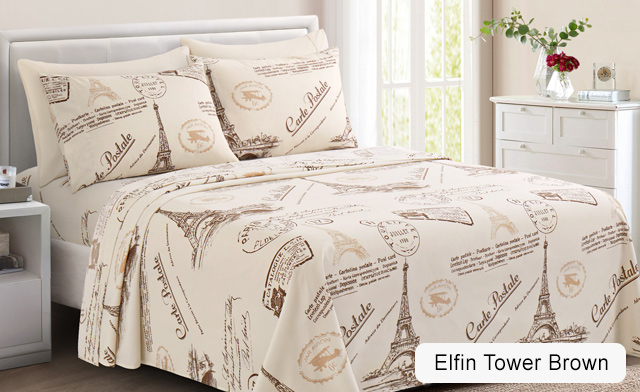 Image of Up to 71% off a 6-Piece Printed Sheet Set