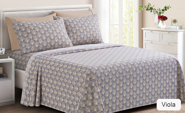 Image of Up to 71% off a 6-Piece Printed Sheet Set