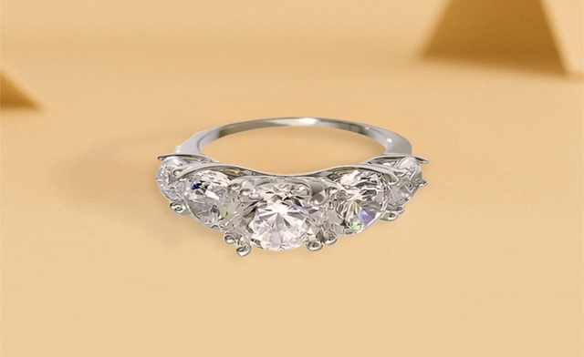 Image of $138.99 for a Moissanite Promise Ring (a $570.84 Value)