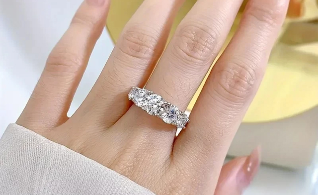 Image of $138.99 for a Moissanite Promise Ring (a $570.84 Value)