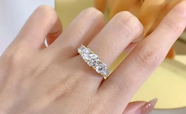 Image of $138.99 for a Moissanite Promise Ring (a $570.84 Value)