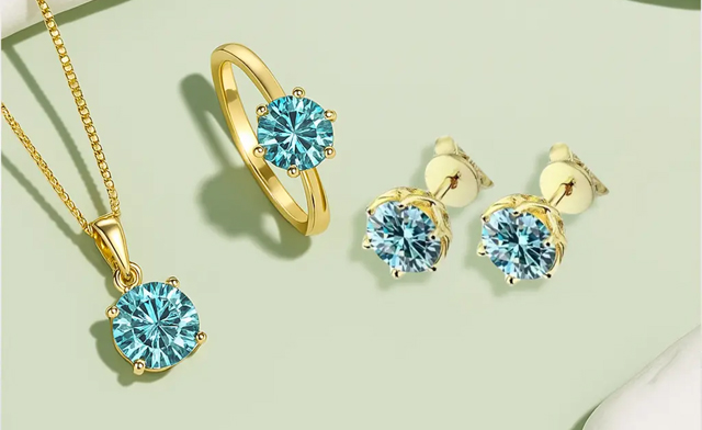 Image of $171.99 for a 4-Piece Moissanite Jewelry Set (a $707.16 Value)