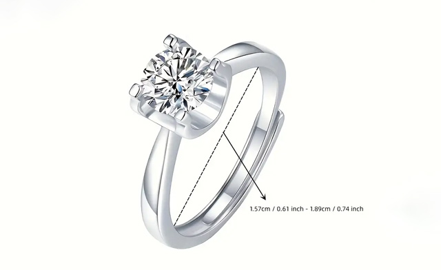 Image of $171.99 for a 4-Piece Moissanite White Gold Jewelry Set (a $707.16 Value)