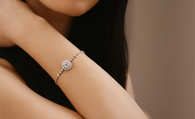Image of $89.99 for a Round Moissanite Bracelet (a $366.36 Value)