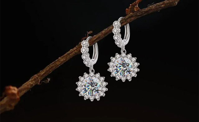 Image of $105.99 & Up for 925 Sterling Silver Diamond Earrings