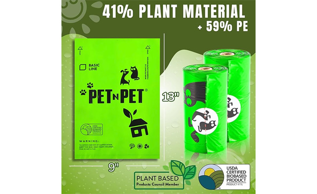 Image of $29 for 1,080 Plant-Based Dog Poop Bags (a $39.99 Value)