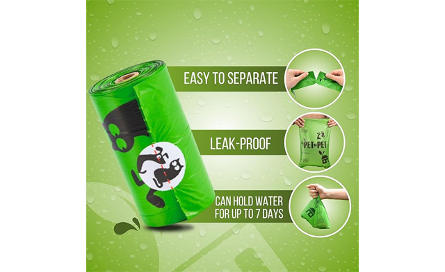 Image of $29 for 1,080 Plant-Based Dog Poop Bags (a $39.99 Value)