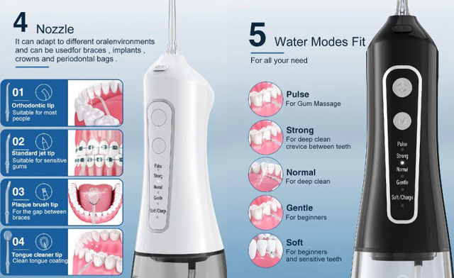 Image of $23 for a Portable Electric Water Flosser (a $39.99 Value)