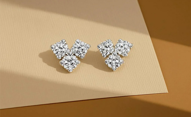 Image of $89.99 for Moissanite Love Earrings (a $366.36 Value)