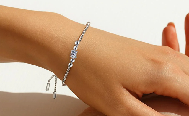 Image of $76.99 for a 1-Carat Moissanite Bracelet (a $315.24 Value)