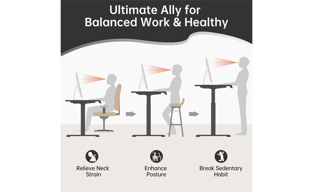 Image of $159 for an Alawooder 48-Inch Electric Standing Desk (a $229 Value)