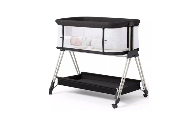 Image of $99 for a Baby Bassinet Bedside Sleeper with Wheels (a $179 Value)