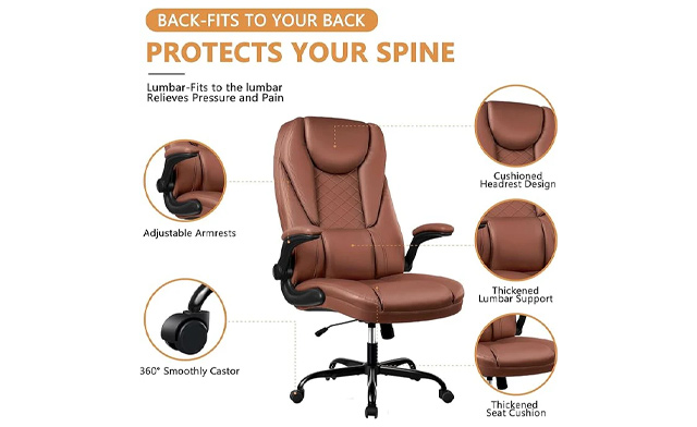 Image of $129 for a Guessky Premium High Back Office Chair (a $169 Value)