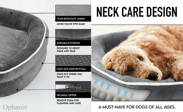 Image of $51 for a Large 42-inch Orthopedic Dog Bed (a $79.99 Value)