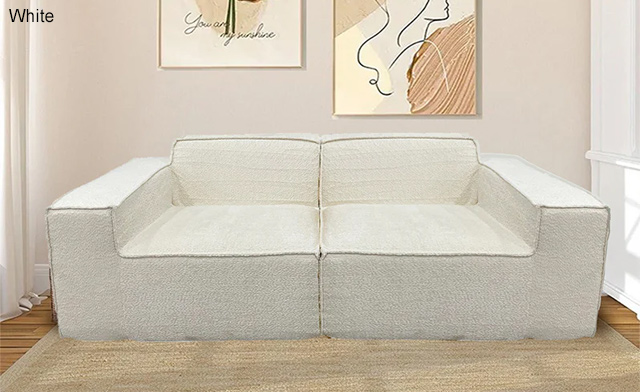 Image of $699 for a Teddy Compression Sofa Loveseat for Three (a $1,099 Value)