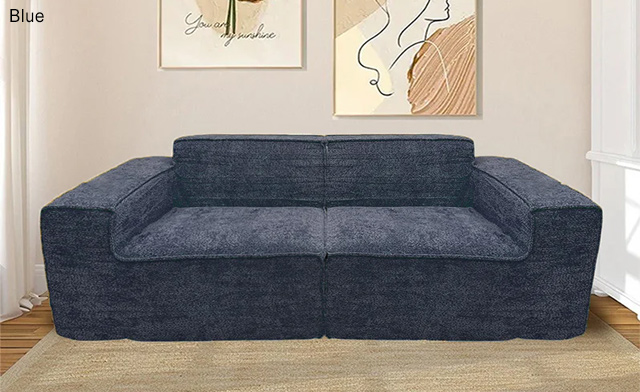 Image of $699 for a Teddy Compression Sofa Loveseat for Three (a $1,099 Value)