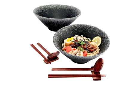 $29 for a Black Ceramic Ramen Bowl Set (a $69.99 Value)