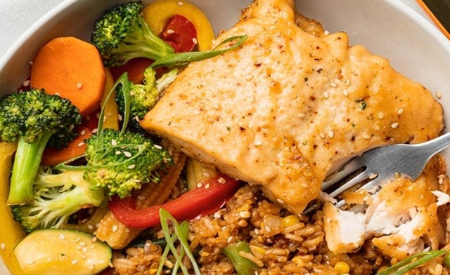 $37 for 2.25 kg of Spicy Teriyaki Sesame Glazed Salmon Fillets (a $60 Value) Image of $37 for 2.25 kg of Spicy Teriyaki Sesame Glazed Salmon Fillets (a $60 Value)