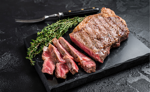 $64.99 for 10 x 6oz New York Hand-Cut AA/AAA Striploin Steaks (a $92 Value)