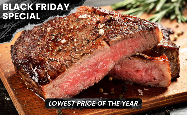 Image of $74.99 for 6 x 10oz AA/AAA Angus Ribeye Steaks (a $108 Value)