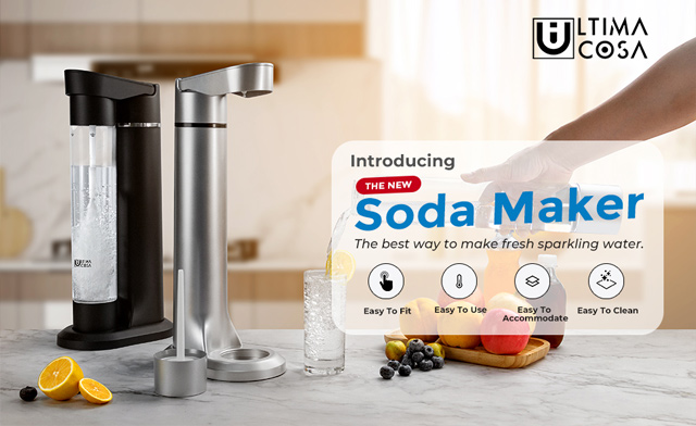 Image of $59 for an Ultima Cosa Soda Machine with Dual CO2 Cylinders (a $129.99 Value)