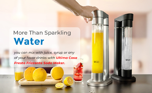 Image of $59 for an Ultima Cosa Soda Machine with Dual CO2 Cylinders (a $129.99 Value)