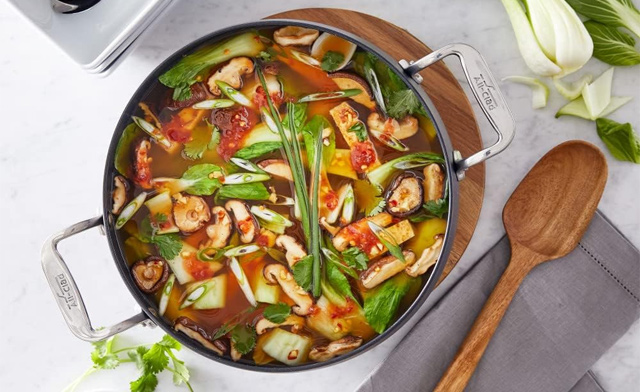 Image of $69 for an All-Clad 6-Qt Nonstick Dutch Oven with Lid & Accessories (a $231 Value)