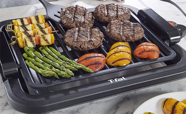 Image of $55 for a T-Fal Smokeless Indoor Electric Grill (a $129 Value)