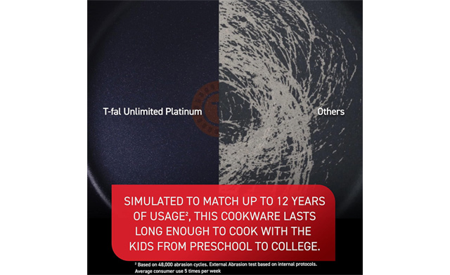 Image of $25 for a T-fal Unlimited 3-Qt Nonstick Saucepan (a $55 Value)